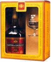 Gaston de Lagrange V.S., with glass in box / Гастон де Лагранж В.С., п/у со стаканом