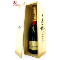 Шампанское Moet & Chandon Brut Imperial / Моэт Шандон Брют Империал в деревянном ящике,3 л. 